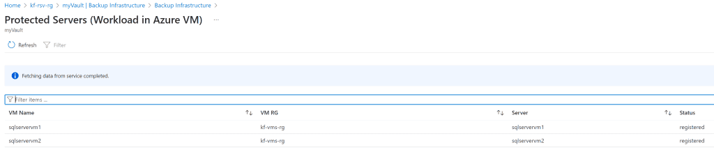 Picture illustrating Protected Servers