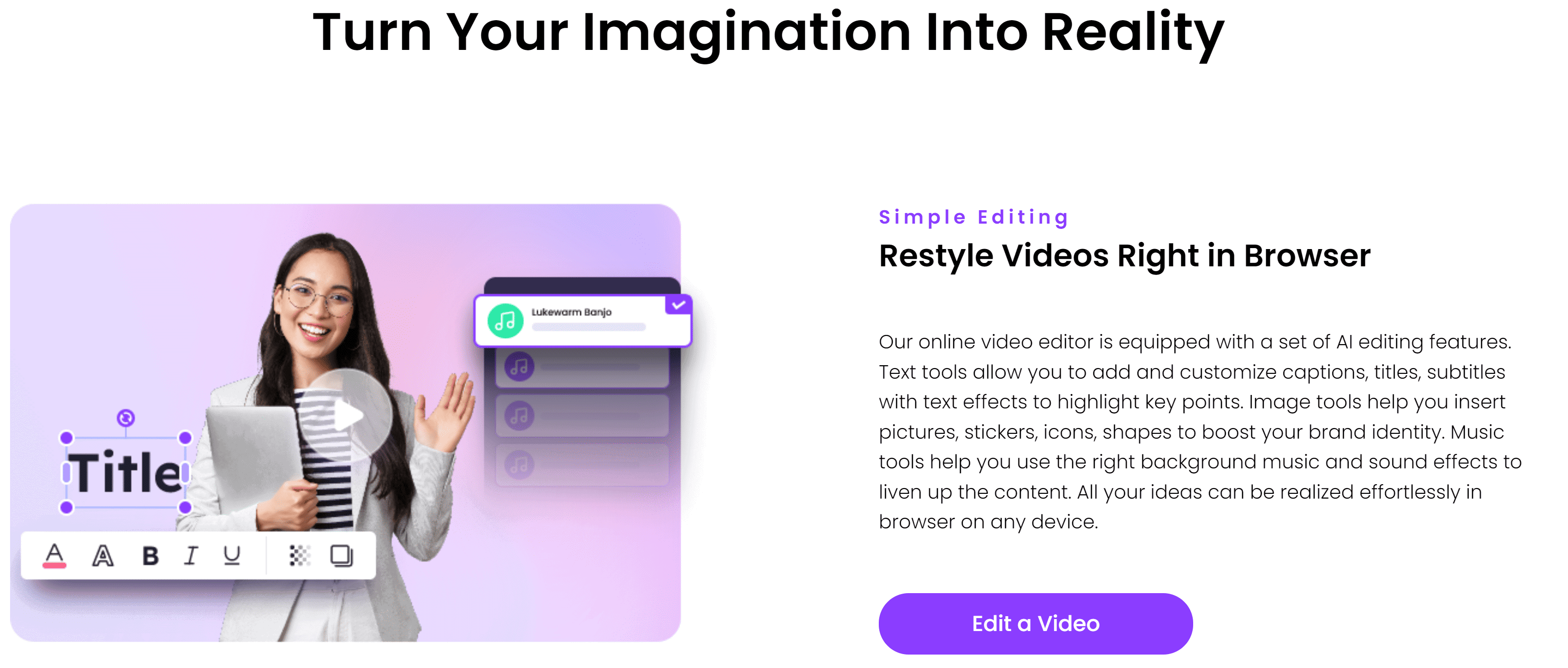 Vidnoz AI Video Editor