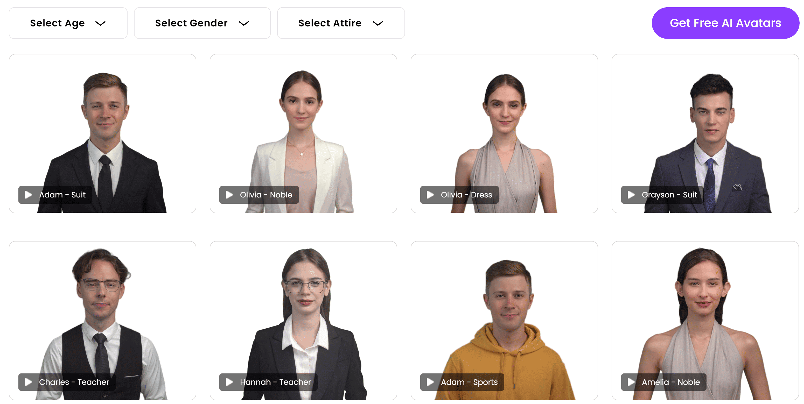 Vidnoz AI Avatars