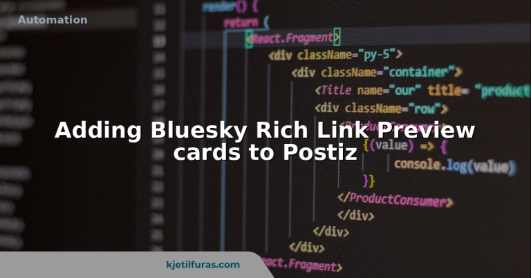 Adding Bluesky Rich Link Preview cards to Postiz
