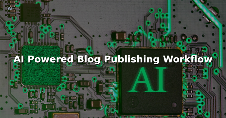 AI Powered Blog Publishing Workflow