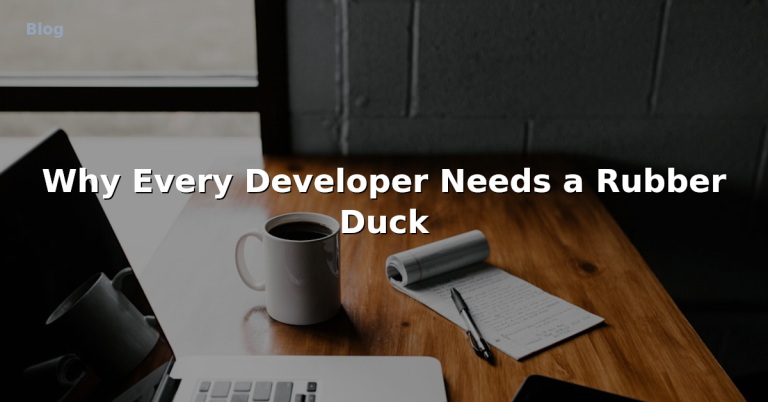 Why Every Developer Needs a Rubber Duck