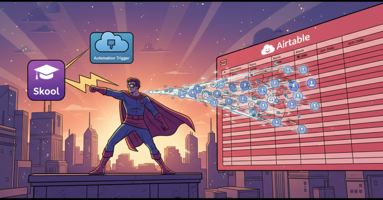 How I Automatically Sync My Skool Members to Airtable Every Day